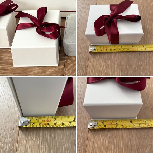 Shane Co Empty Jewelry Gift Box Paper Bags Ribbon Earring Bracelet Ring Cases - Picture 10 of 11